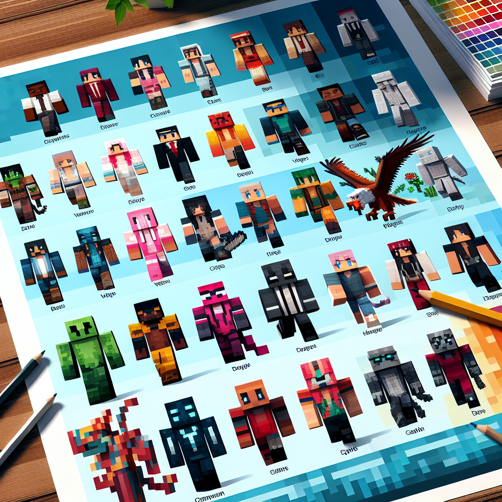 Jelajahi Opsi Gambar Skin Minecraft Terbaik untuk tahun 2023